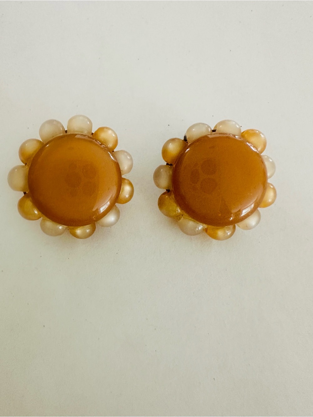 Vintage clip on earrings
